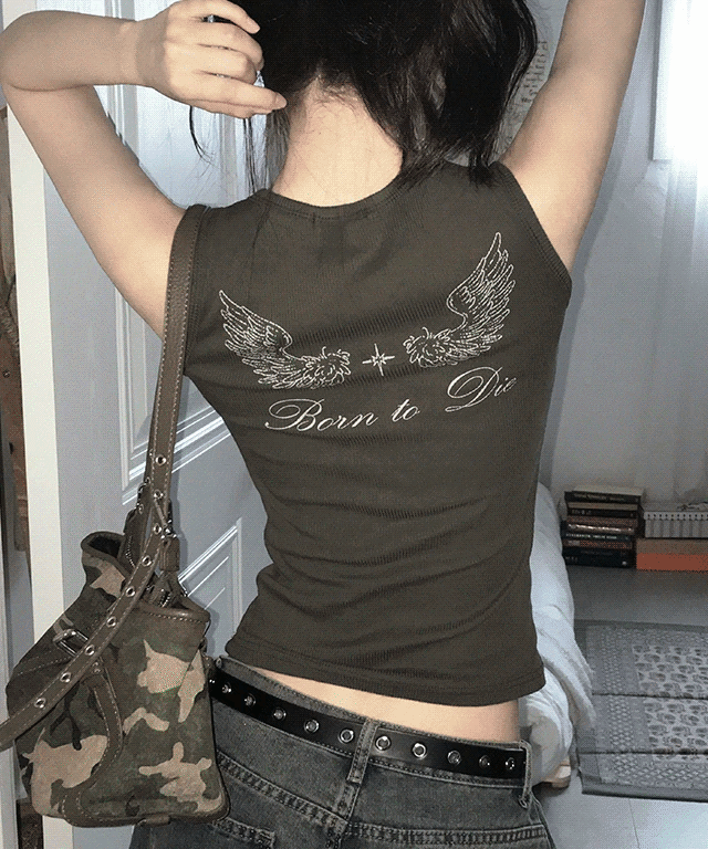 春夏預訂｜BORN OR DIE 天使背心