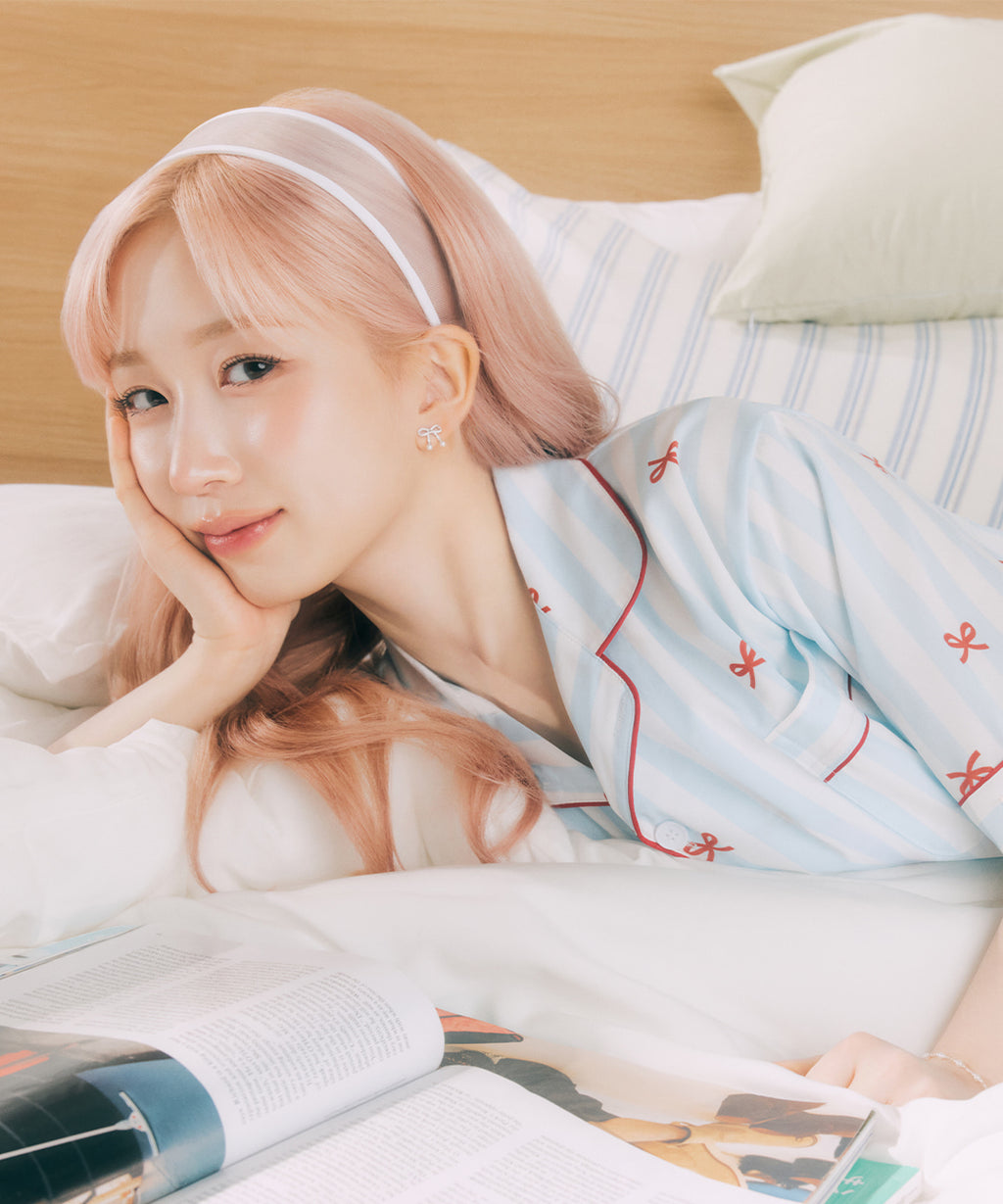 DOSSY預訂｜NMIXX HAEWON PICK BOWNIE PAJAMA SET