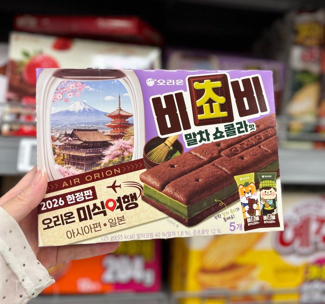 零食組團預訂｜ORION BICHOBI 厚朱古力夾心餅