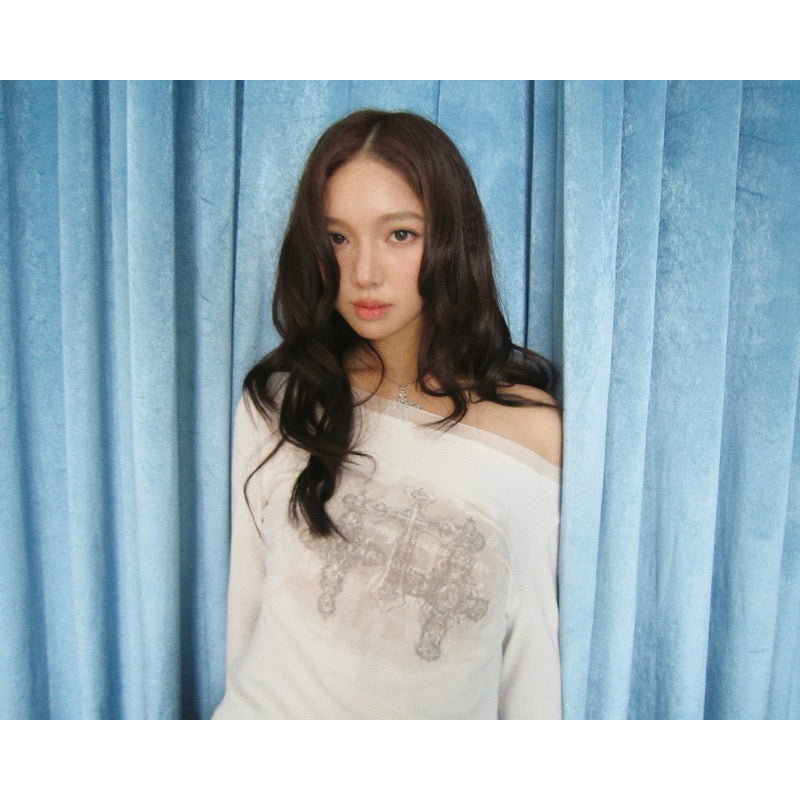 🇻🇳 JANET STUDIO 現貨｜白色蕾絲網眼上衣