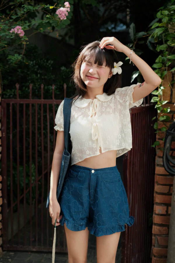 🇻🇳 Dora the label預訂｜Mandy Lacey Cropped Top